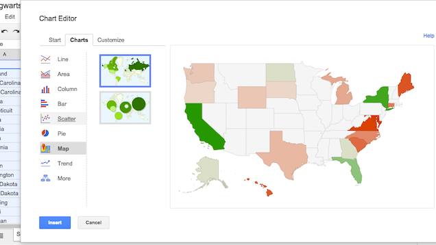 Create Customizable GeoMaps with Google Sheets